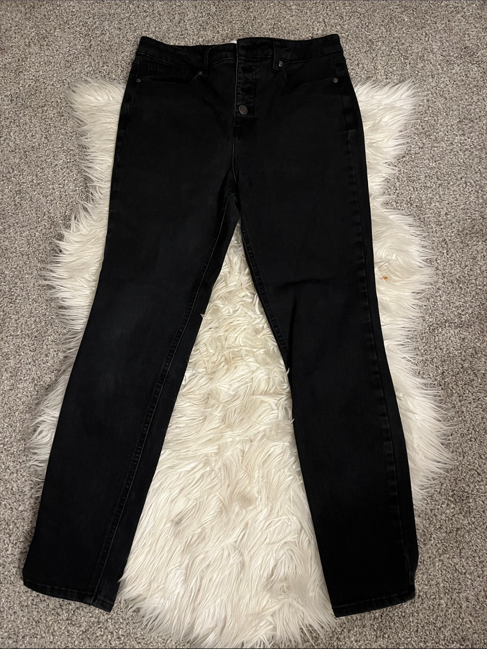 LC Lauren Conrad Black High-Rise Slim Skinny Jeans